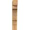 Ekena Millwork Balboa Block Smooth Bracket, Western Red Cedar, 5 1/2"W x 22"D x 34"H BKT06X22X34BOA05SWR - alternate 3